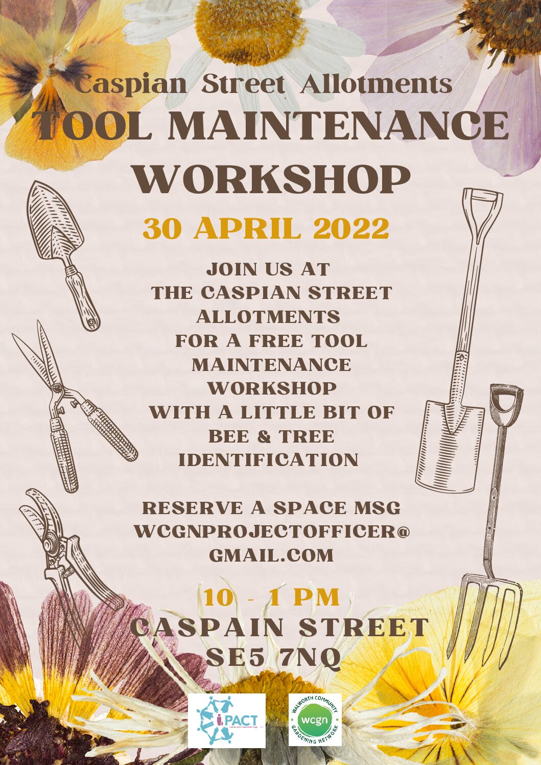 Tool Maintenace Workshop